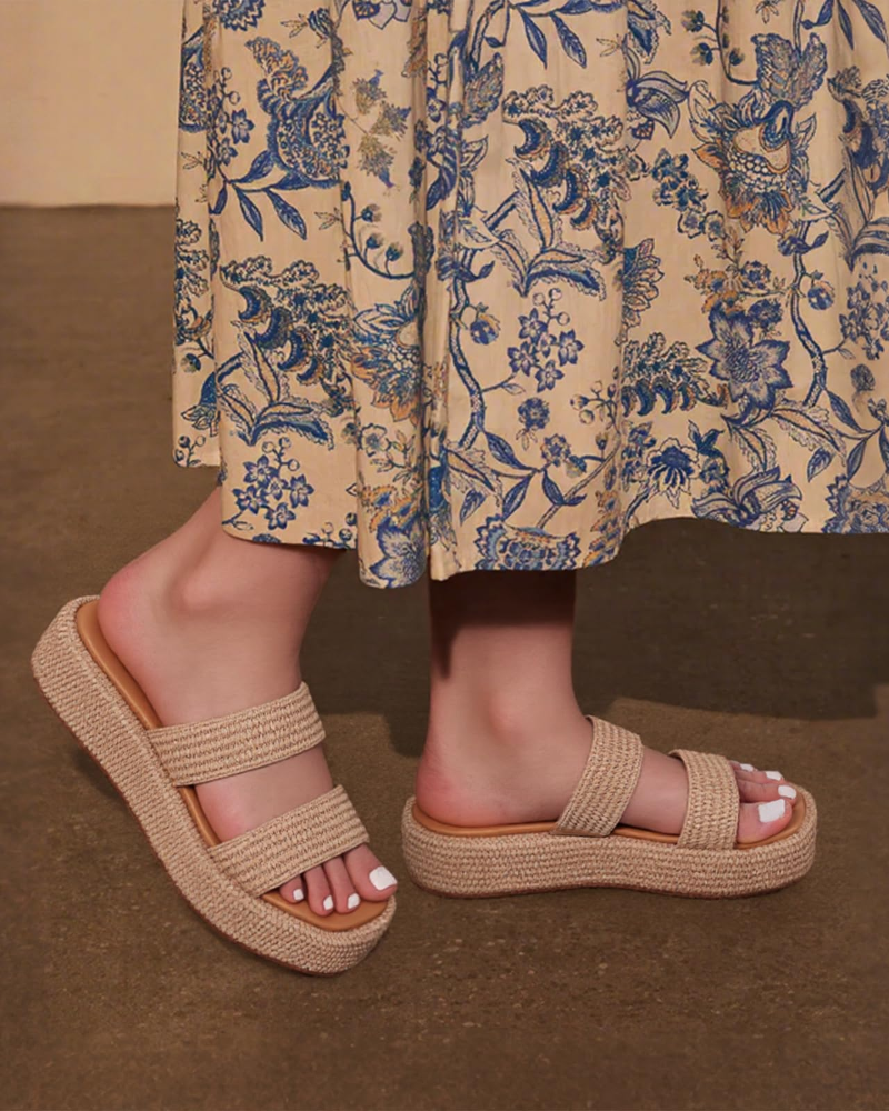 Sophie | Women's sandals with platform sole and boho style for summer
