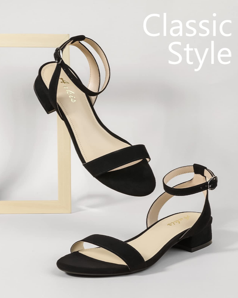 Clara | Women's sandals with block heel and elegant ankle strap
