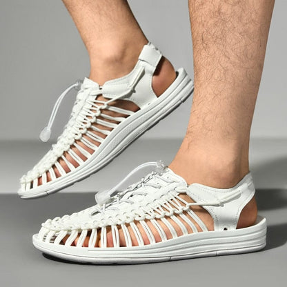 Jasmin | Sandalen mit Kordeldesign und verstellbarem Kordelzug