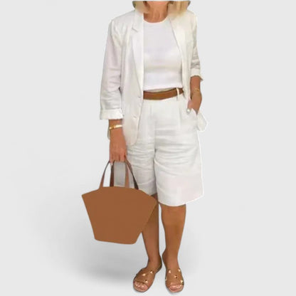 Leandra | Zweiteiliges Set mit Blazer und Bequemen Shorts