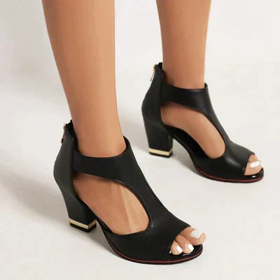 Nina | Orthopädische Sandalen mit Blockabsatz