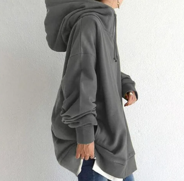 Flurina | Damen Hoodie mit Reißverschluss für Herbst und Winter