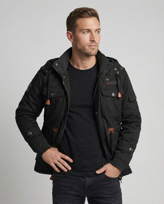 Andrin | Men's winter jacket with warming lining and hood