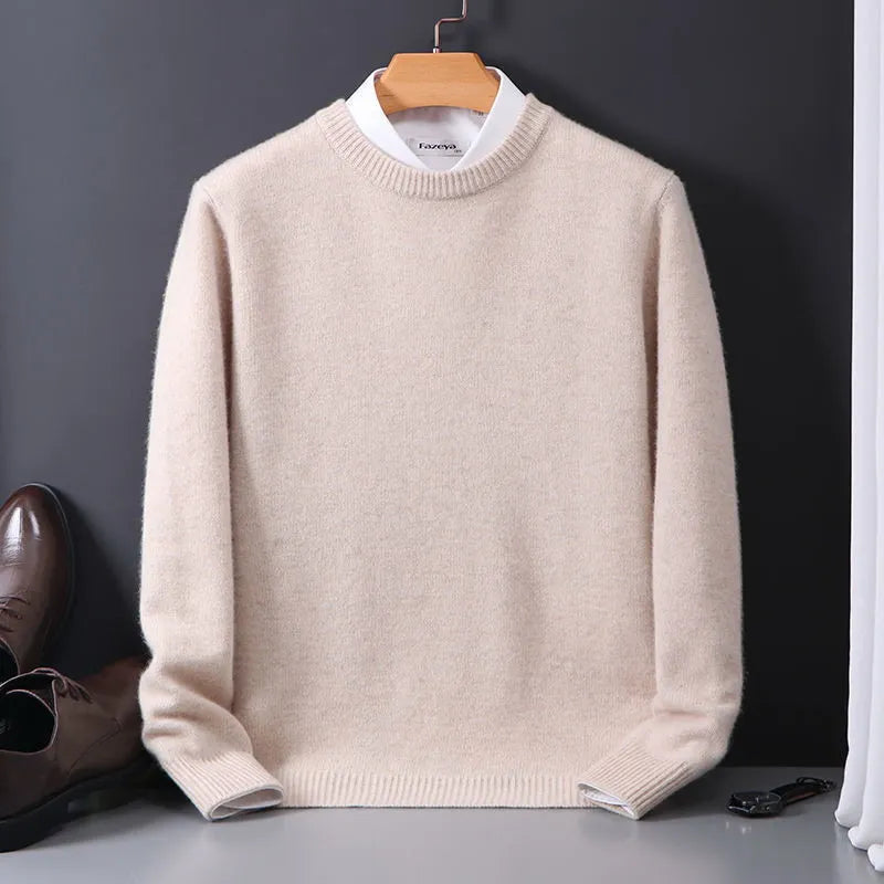 Werner | Elegante maglia in tricot con scollo rotondo
