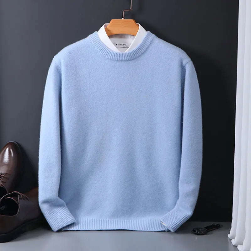 Werner | Elegante maglia in tricot con scollo rotondo