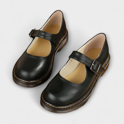 Alvina | Classiche scarpe Mary Jane da donna con punta arrotondata | Comode