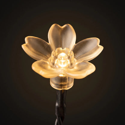 Delvon | Solar Lichterkette mit Blumenform für den Außenbereich