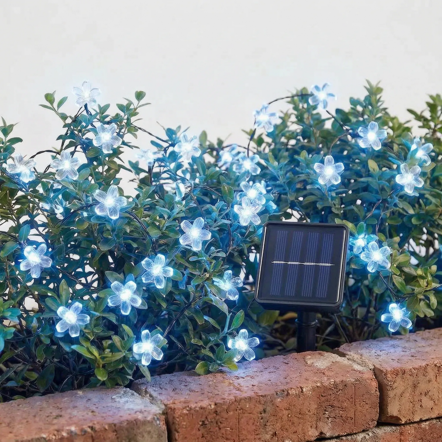 Delvon | Solar Lichterkette mit Blumenform für den Außenbereich
