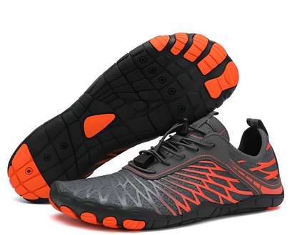 Sina | orthopädische Sneaker mit Schnürung und Muster und Sohle