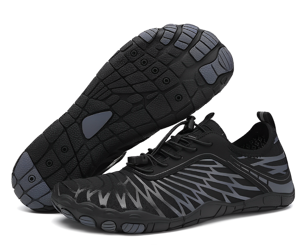 Sina | orthopädische Sneaker mit Schnürung und Muster und Sohle