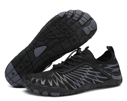 Sina | orthopädische Sneaker mit Schnürung und Muster und Sohle