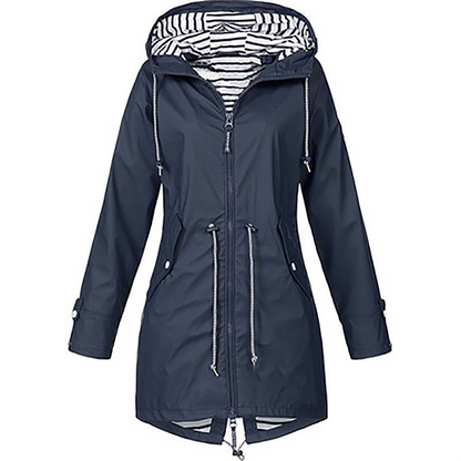 Lorena | Damen Jacke mit Kapuze und Tunnelzug