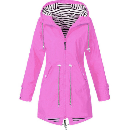 Lorena | Damen Jacke mit Kapuze und Tunnelzug