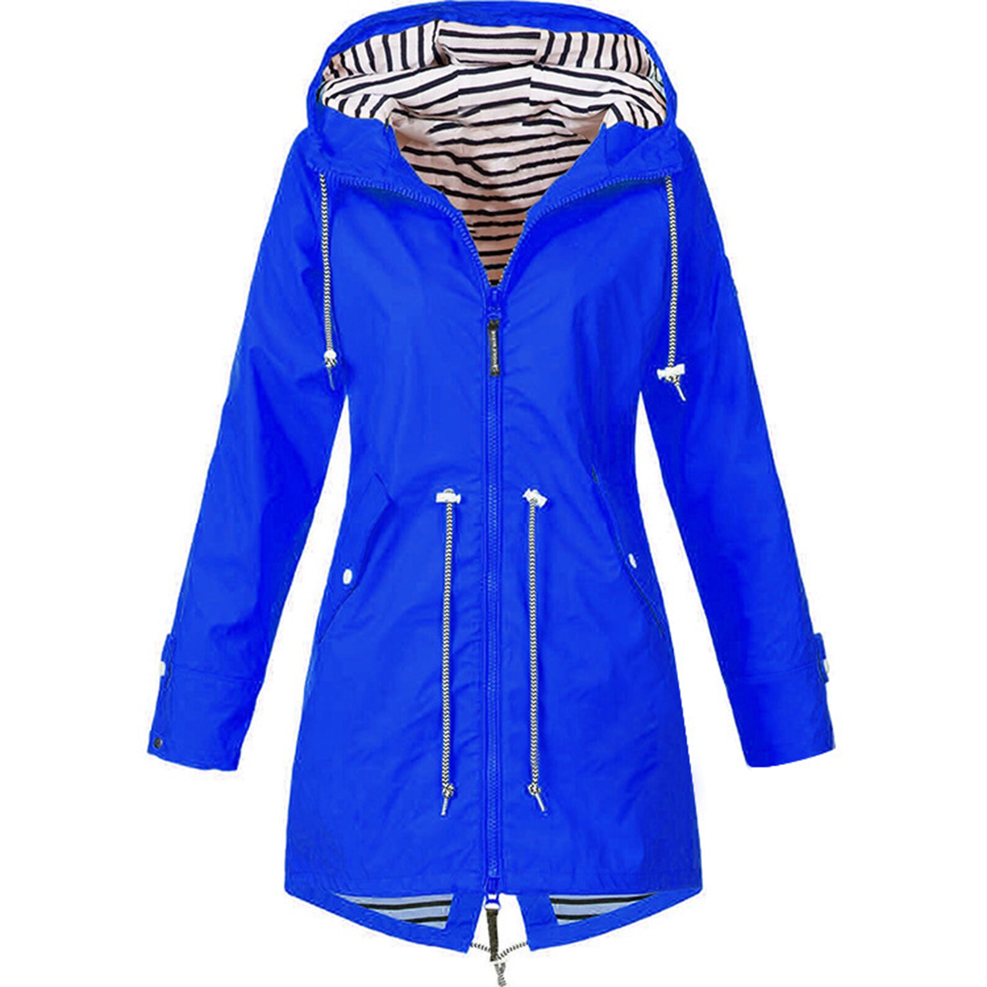Lorena | Damen Jacke mit Kapuze und Tunnelzug