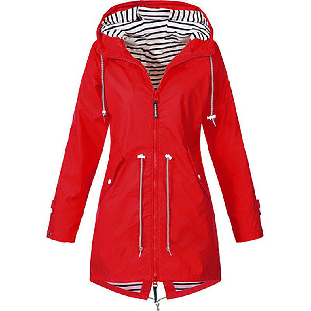 Lorena | Damen Jacke mit Kapuze und Tunnelzug