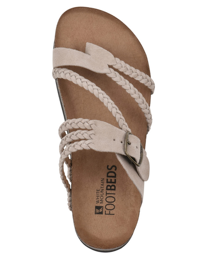 Paula | Women's toe separators with braided straps and buckle