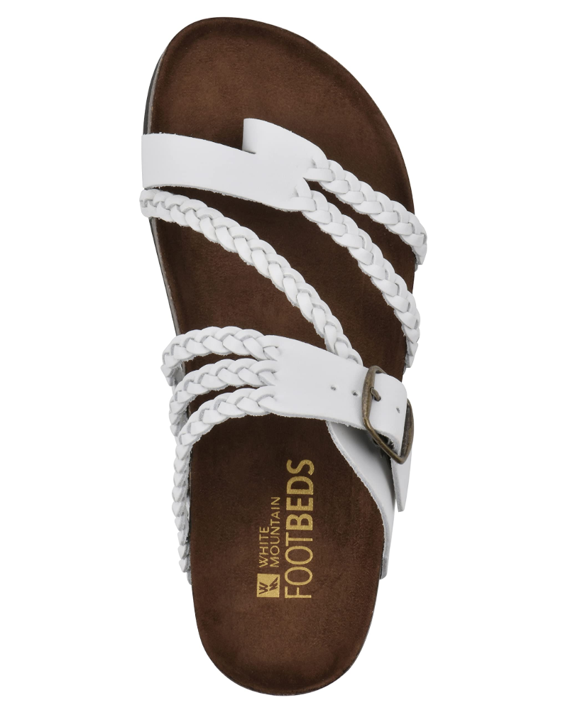 Paula | Women's toe separators with braided straps and buckle