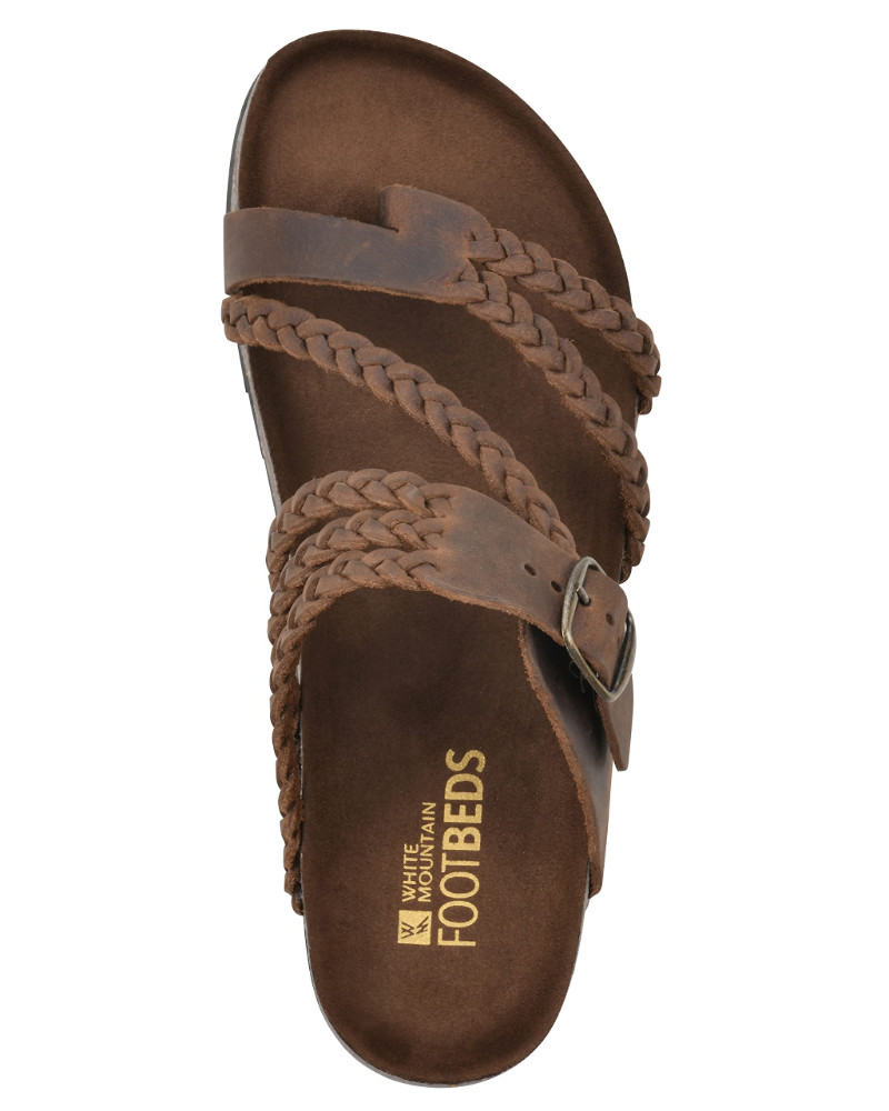 Paula | Women's toe separators with braided straps and buckle