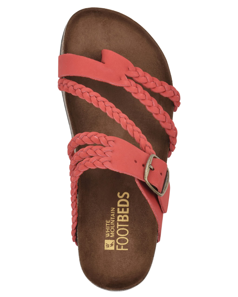 Paula | Women's toe separators with braided straps and buckle