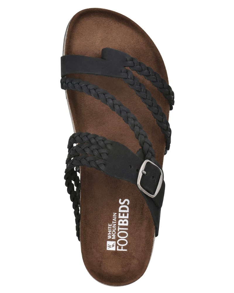Paula | Women's toe separators with braided straps and buckle