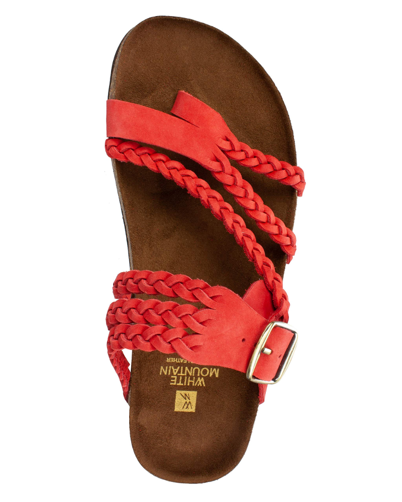 Paula | Women's toe separators with braided straps and buckle