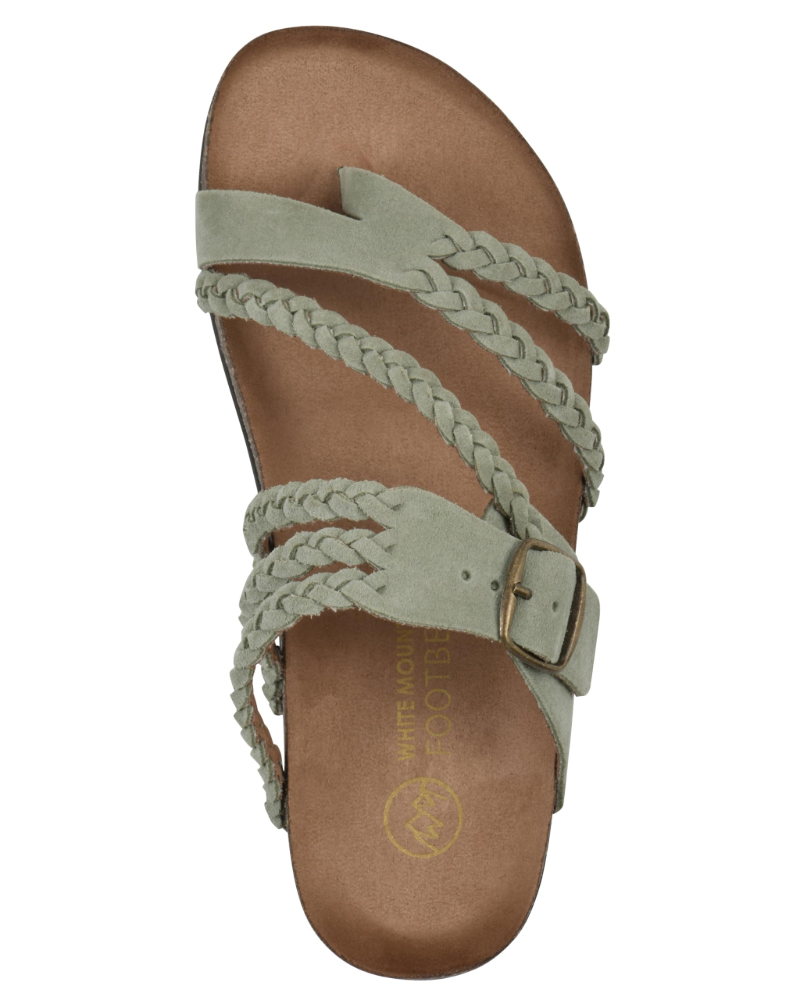 Paula | Women's toe separators with braided straps and buckle