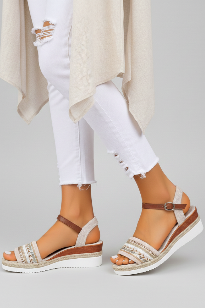 Ute | Women's elegant sandals with thin straps and heels