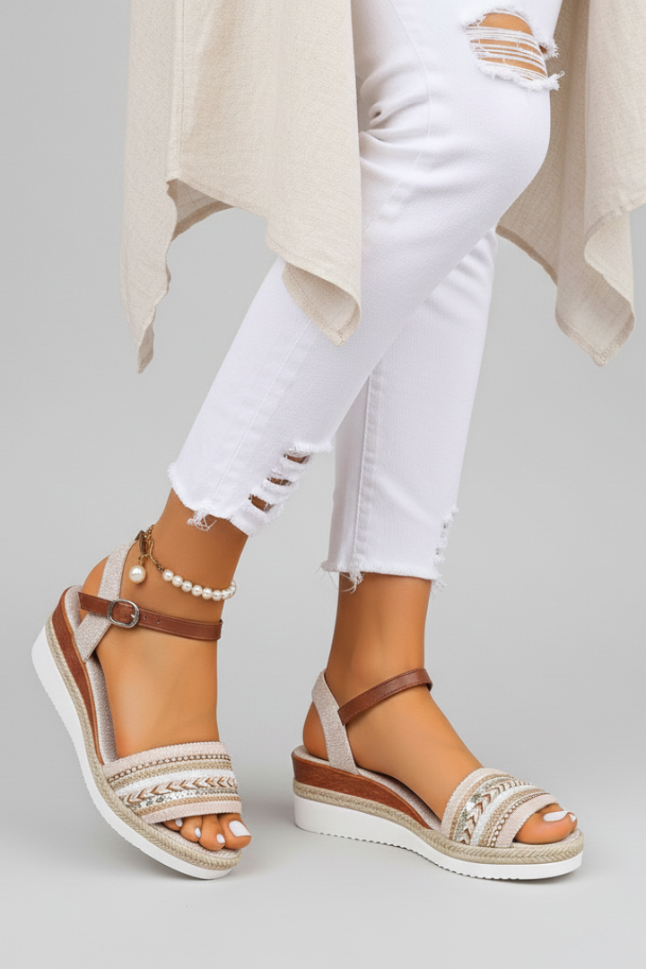 Ute | Women's elegant sandals with thin straps and heels
