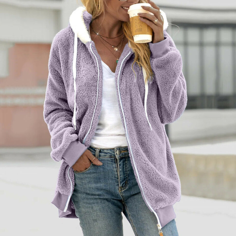 Trudi | Gemütlicher Kapuzenpullover aus Fleece