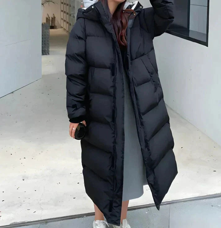 Nadine | Kapuzenjacke mit Reißverschluss und Blättermuster