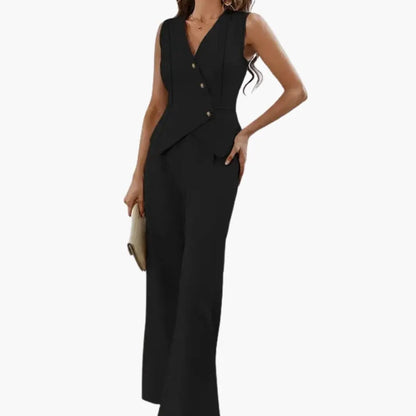 Sabine | Damen Hochzeits Zweiteiler mit Blazer und geradem Bein