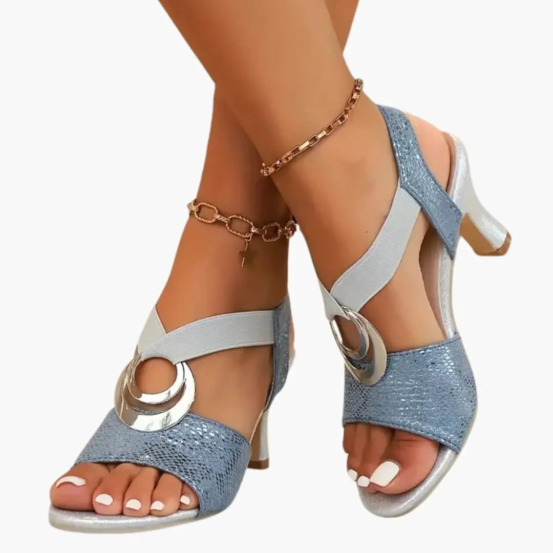 Kerstin| Women's Sandals with Ankle Strap and Padded Sole