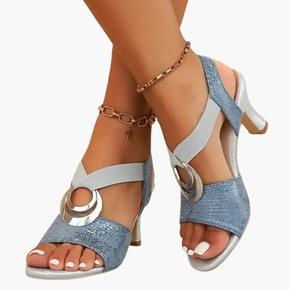 Kerstin| Women's Sandals with Ankle Strap and Padded Sole