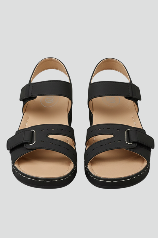 Lena | Women's Wedge Sandals with Straps and Open Toe