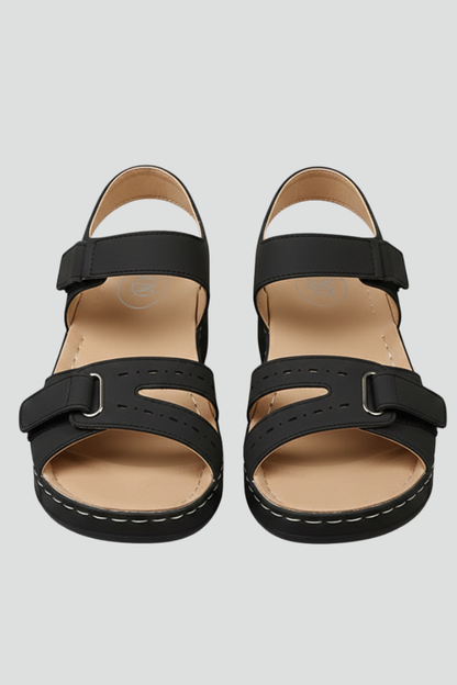 Monika | Women's wedge sandals with loop straps