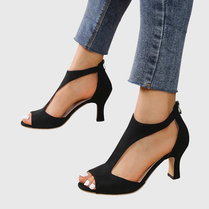 Anika | Décolleté da donna con cut-out, punta e tacco aperti