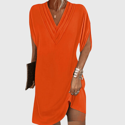 Nerisa | Vestito mini da donna con scollo a V e taglio ampio