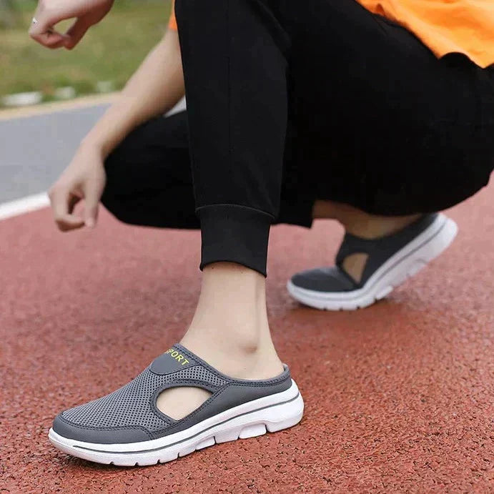 Anja| Pantofole ortopediche slip-on con forma aperta