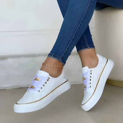 Alexa | Women's Stylish Orthopedic Lace-Up Sneakers