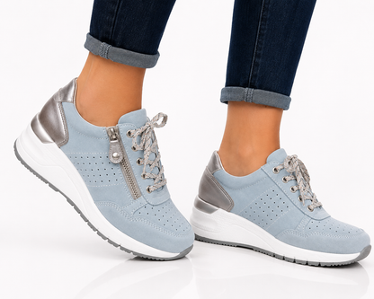 Anna | Orthopädische Sneaker mit Schnürung und dicker Sohle
