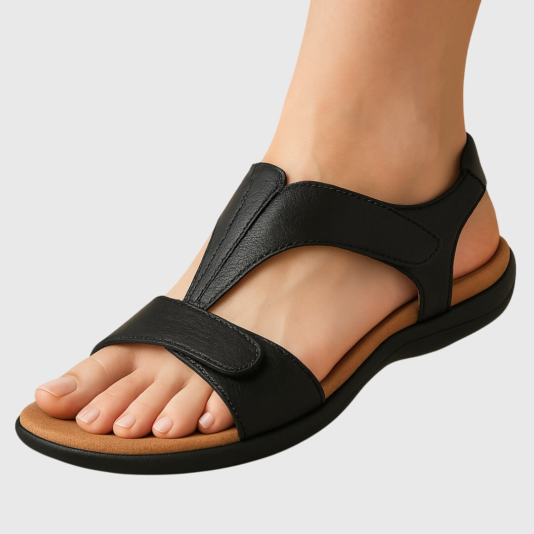 Mathilda | Orthopedic sandals with Velcro and open design