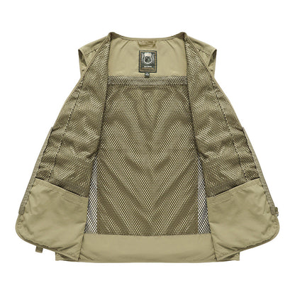Livia | Weste mit Mehrtaschendesign und Netzfutter