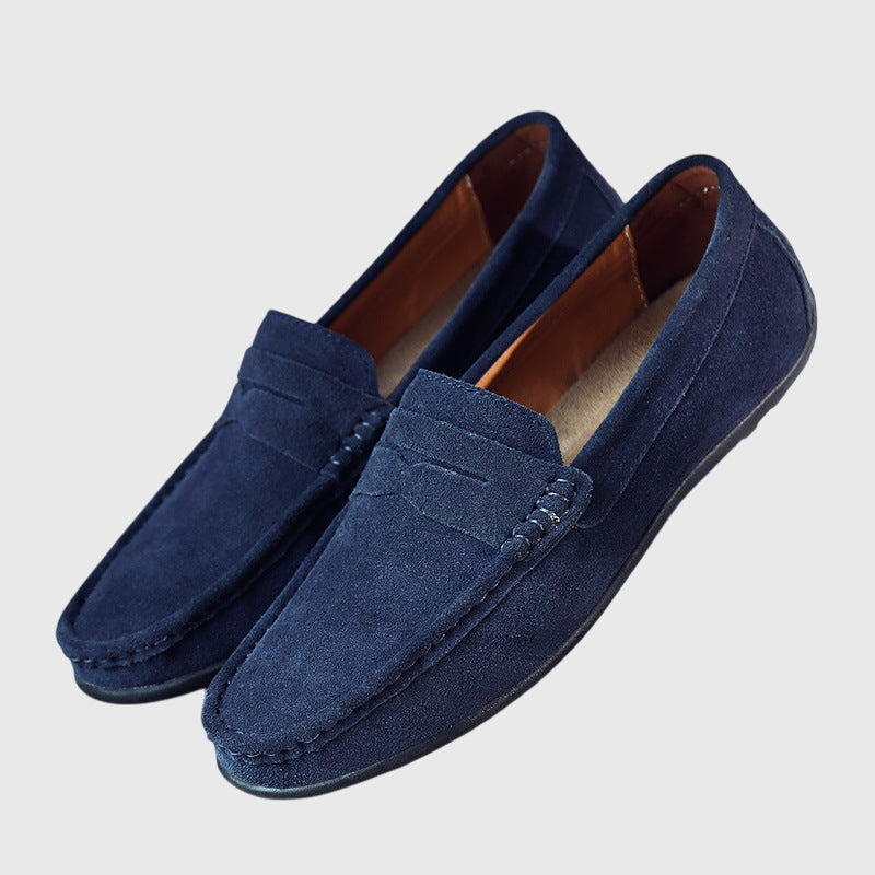Romy | Damen orthopädische Slip-On Loafer mit Spange und Naht