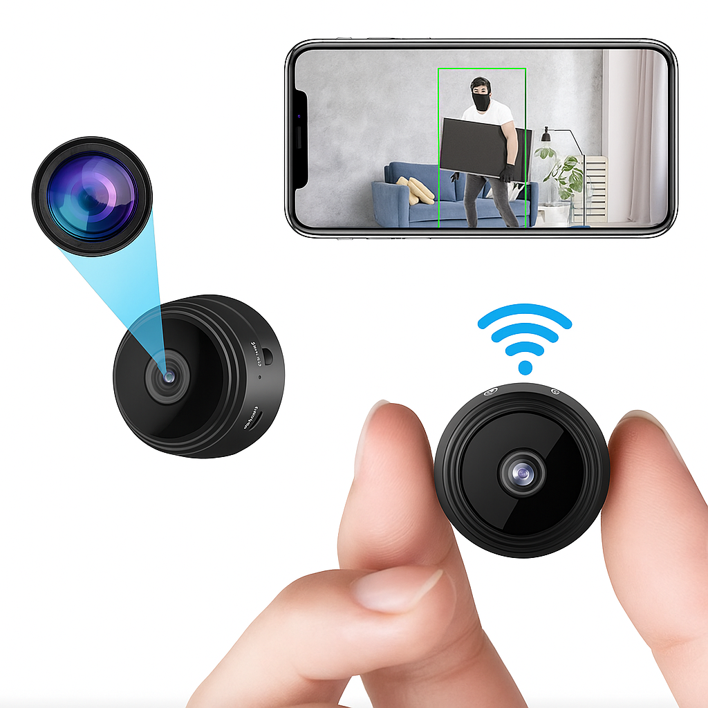 Veldora | Børn mini WiFi-überwachungskamera mit nachtsicht