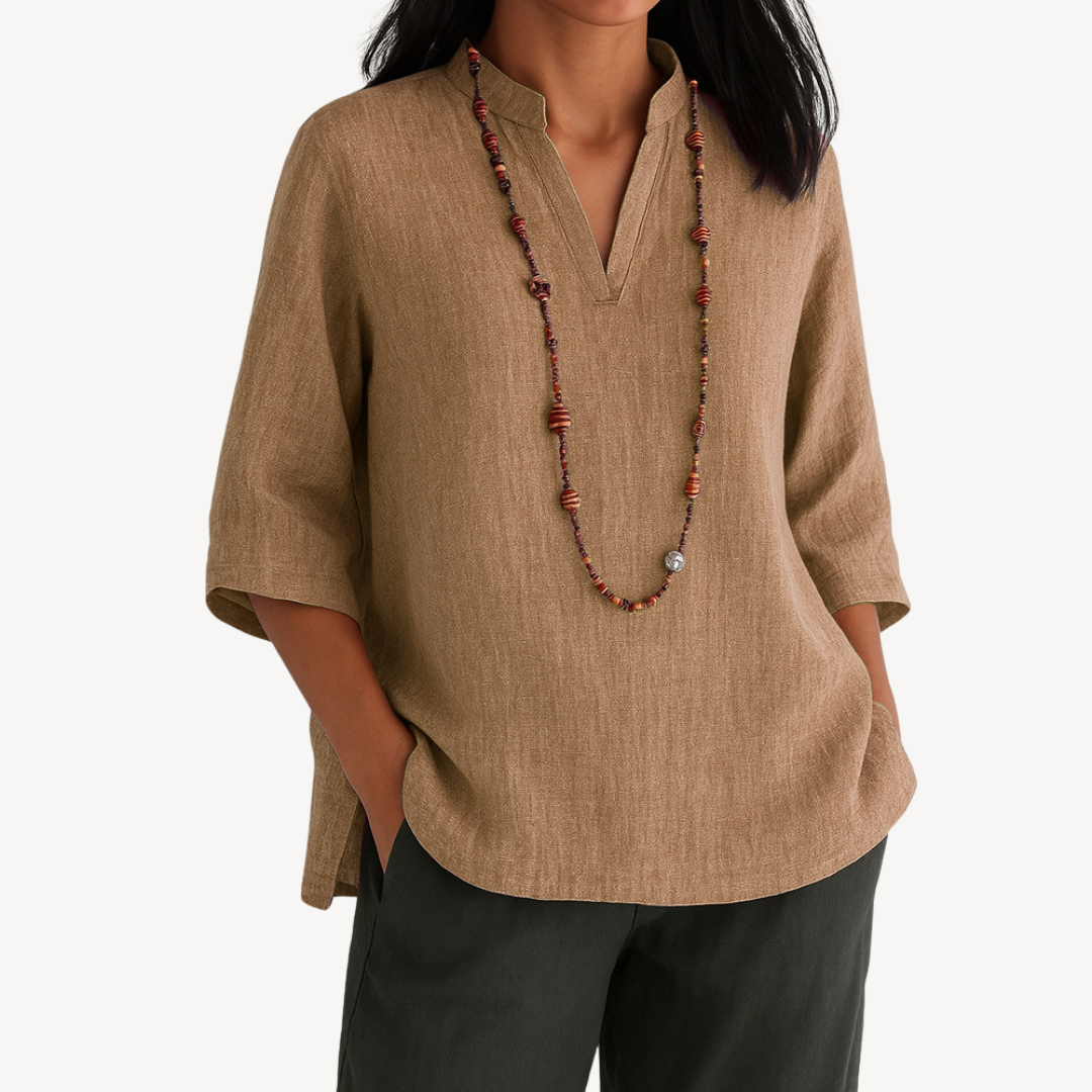 Edith | Casual linen tunic for women 