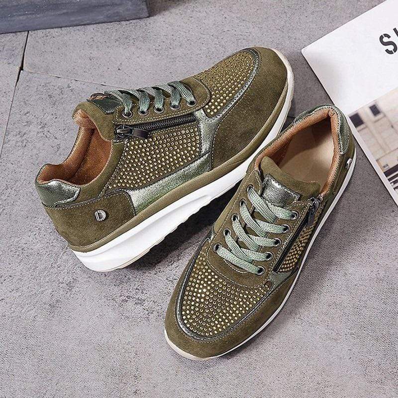 Lirena | Damen Sneaker mit Schnürung und Plateausohle