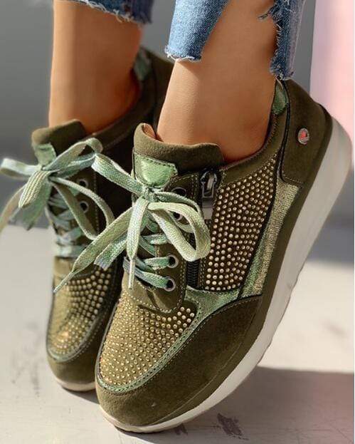 Lirena | Damen Sneaker mit Schnürung und Plateausohle