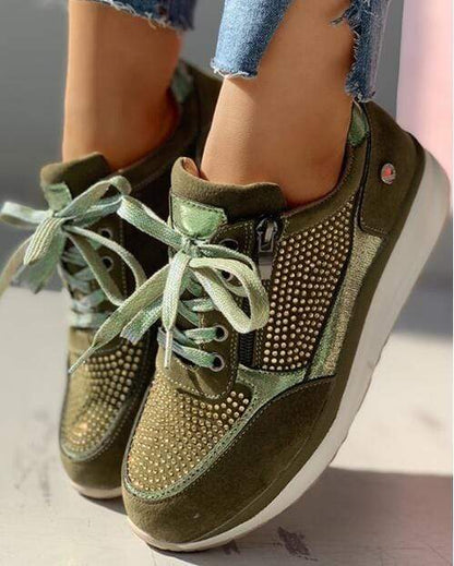 Lirena | Damen Sneaker mit Schnürung und Plateausohle