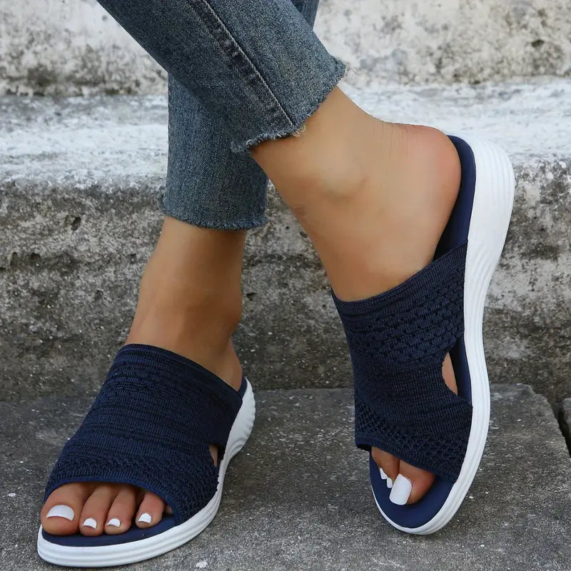 Nadine | Women's orthopedic slides with slip-on and open design