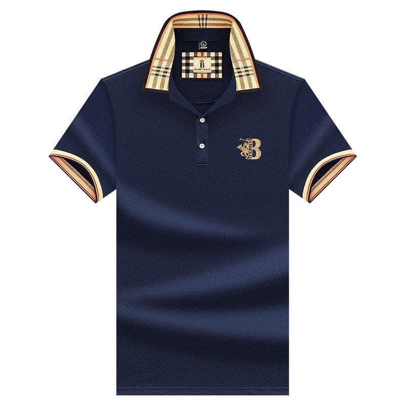 Leif | Herren Tailliertes Kurzarm Poloshirt mit Knopfleiste | Modern